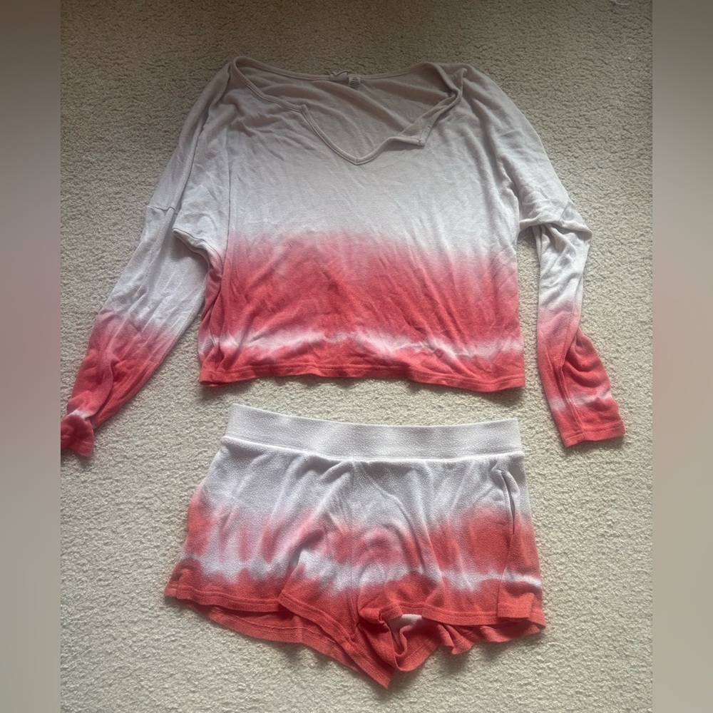 Roxy Women's Orange and White Ombre Set medium